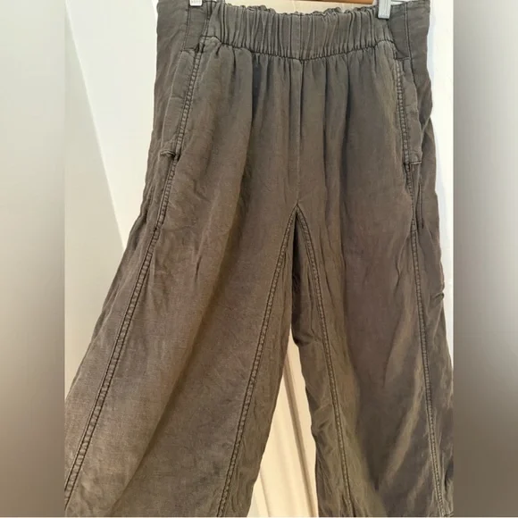 Free People Days End Washed Black Pants Size Small - Picture 4 of 6